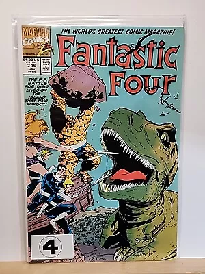 Buy Fantastic Four #346 (1990 Marvel) *1st Cameo App Of TVA Management* KEY • 7.77£