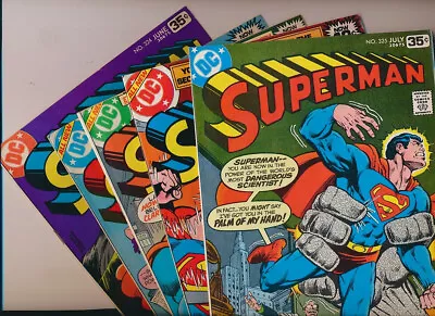 Buy Superman Lot : 330, 331, 324, 325, 335 Fines • 6.17£