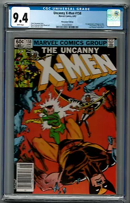 Buy The Uncanny X-Men #158 Newsstand Copy  CGC 9.4  White • 62.13£