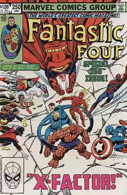 Buy Fantastic Four (Vol. 1) #250 FN; Marvel | John Byrne Gladiator - We Combine Ship • 4.64£