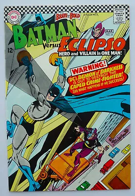 Buy The Brave And The Bold #64 - Batman Versus Eclipso March 1966 FN- 5.5 • 33.99£