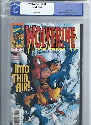 Buy Wolverine 131 💥Rare Recalled Racial Slur 💥CGG (Not CGC) 9.4 NM Marvel 1998 • 13.94£