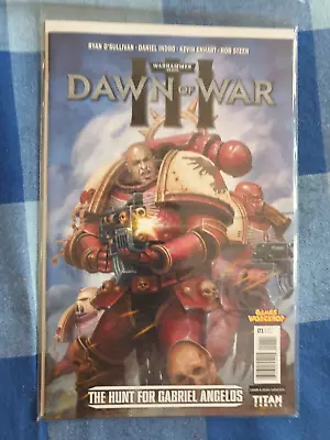 Buy Titan Comics Warhammer 40k Dawn Of War  The Hunt For Gabriel Angelos  No 1 • 5£