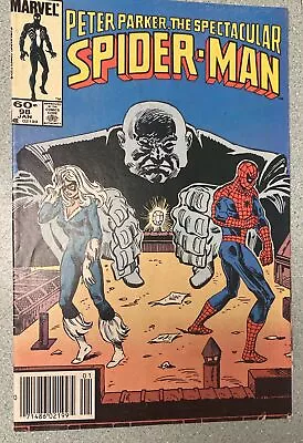 Buy Spectacular Spider-Man #98 Marvel 1984 1st Full Appearance Of Spot Newsstand VF • 34.95£
