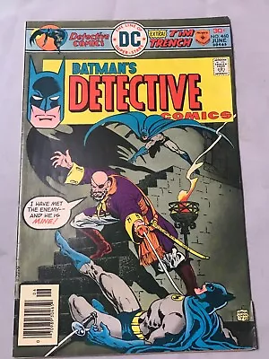 Buy Detective Comics #460 F Dc Comics Bronze Age 1976 Batman • 7.76£