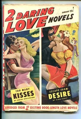 Buy 2 Daring Love Novels--January 1948--Pulp Magazine--Zenith--FN/VF • 128.14£