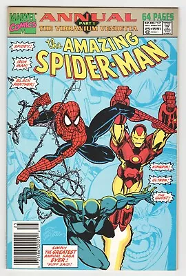 Buy Amazing Spider-Man Annual #25 NEWSSTAND - VENOM - ERIK LARSEN Cover Art NM- 9.2 • 6.20£