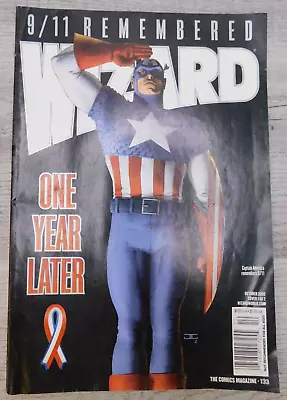 Buy Wizard The Comics Magazine #133 One Year Later 9/11 Remembered 2002 Capt America • 8.20£