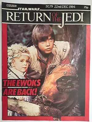Buy Star Wars Weekly, Vintage Marvel UK Comic Return Of The Jedi No.79 • 1.95£