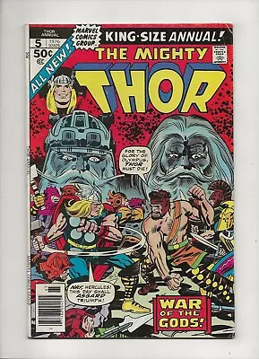 Buy Thor Annual #5 (1971) King-Size Special FN- 5.5 • 6.99£