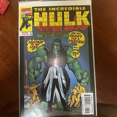 Buy The Incredible Hulk The Strangest Story Of All Time Issue 474 • 4.66£