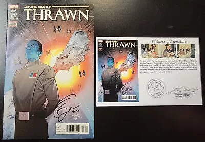 Buy Star Wars: Thrawn (2018) #2 SIGNED Timothy Zahn Notarized Witness Of Signature • 37.28£