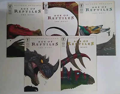 Buy Dark Horse Comics Age Of Reptiles: The Hunt #1-5 Complete Series Ricardo Delgado • 20.96£