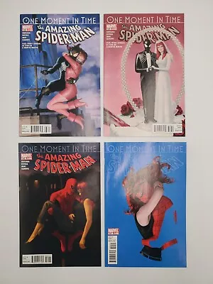 Buy Marvel Comics THE AMAZING SPIDER-MAN #638-641 (One Moment In Time) COMPLETE SET • 30.99£