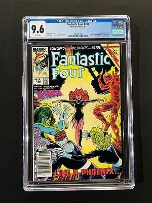 Buy Fantastic Four #286 CGC 9.6 (1986) - RARE Newsstand Edition - Jean Grey Return • 77.65£