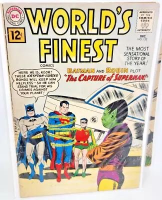 Buy WORLD'S FINEST COMICS #122 1961 DC 3.5 Silver Age DICK DILLIN COVER ART • 16.50£