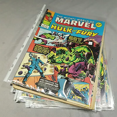 Buy 17 X The Mighty World Of Marvel - Uk Marvel Comics - Rare Vintage Comics • 39.99£