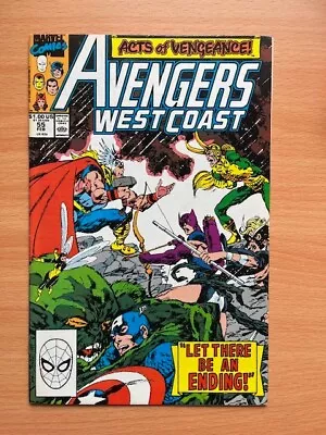 Buy Avengers West Coast 55 • 0.99£