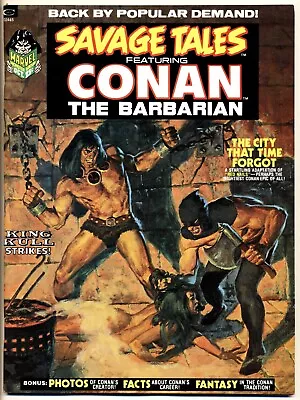 Buy SAVAGE TALES #2 VF/NM, Conan, Barry Smith Art, Marvel Comics Magazine 1973 • 38.90£