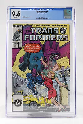 Buy VINTAGE TRANSFORMERS #31 CGC 1987 Marvel Comics WP HIGH GRADE 9.6 • 97.08£