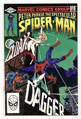 Buy Spectacular Spider-Man Peter Parker #64D VF- 7.5 1982 1st App. Cloak And Dagger • 60.58£