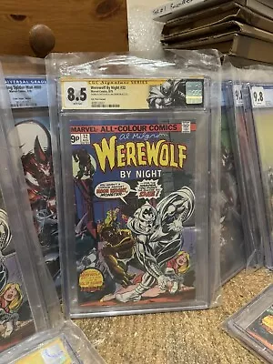 Buy Werewolf By Night #32-1st Appearance Of Moon Night(SS/Remark By Al Milgrom ) • 3,849.99£