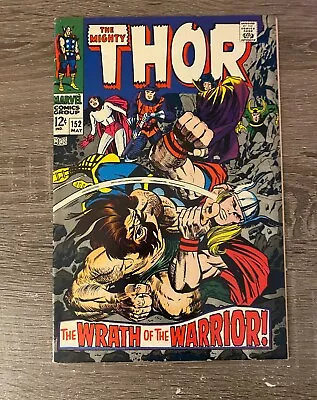 Buy THE MIGHTY THOR #152 MAY 1968 MARVEL COMICS ODIN LOKI JACK KIRBY STAN LEE  Ad • 42.71£