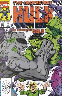 Buy Incredible Hulk #376D FN+ 6.5 1990 Stock Image • 8.93£