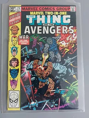Buy Marvel Two-in-one # 75, The Thing, The Avengers, Marvel Comics, May 1981,  • 5£