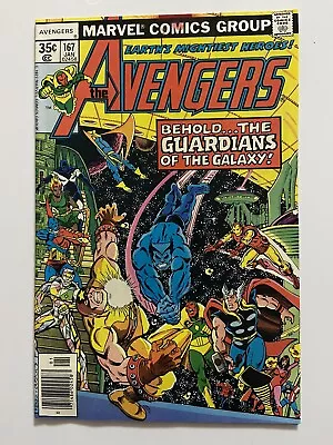 Buy Avengers #167 Comic Book 1978 1st App Carina Marvel The Guardians Of The Galaxy • 7.76£