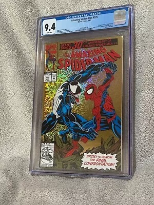 Buy Amazing Spider-Man #375 CGC Graded 9.4 Marvel Comics 3/93 1993 30th Anniversary • 46.56£