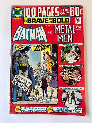 Buy Brave And The Bold #113 F/VF DC JULY 1955/1974 Batman And The Metal Men • 17.08£