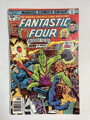 Buy Fantastic Four 176 VG 1976 Marvel Comics Impossible Man • 2.52£