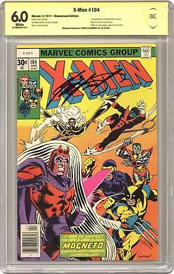 Buy Uncanny X-Men #104 CBCS 6.0 Newsstand SS Chris Claremont 1977 22-0692A42-572 • 120.37£