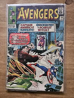 Buy Marvel Avengers #18 1965 Good- Scarlet Witch, Captain America Iron Man • 9.99£