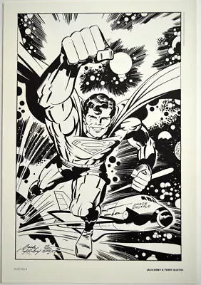 Buy JACK KIRBY Rare SUPERMAN 400 Lithograph Print 1984  • 38.01£