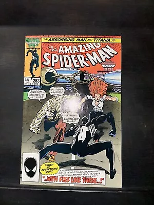 Buy 1986 The Amazing Spider-Man Marvel Comic Book #283 - TITANIA!!! • 3.50£