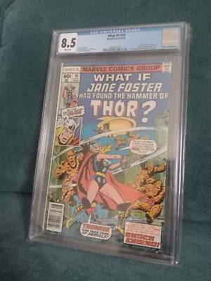 Buy What If? #10 CGC 8.5. 1st App Jane Foster As Thor, Love And Thunder White Pages • 174.99£