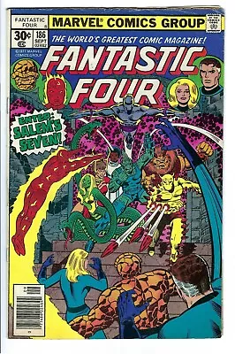 Buy Fantastic Four #186 VG 1st Witches Of Salem Seven! Agatha Harkness! :) • 5.44£