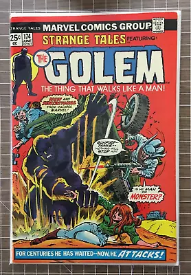 Buy Strange Tales #174 1st Appearance Golem - Marvel Comic (1974) 6-7 • 31.06£