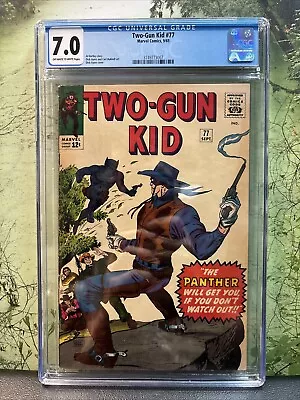 Buy TWO GUN KID #77 CGC 7.0 Marvel Comics BLACK PANTHER PROTOTYPE • 232.98£