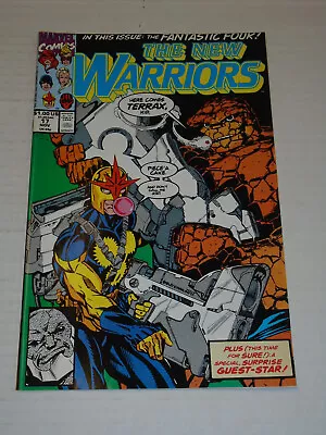 Buy NEW WARRIORS #17 (1991) Silver Surfer, Nova, Fantastic 4, Terrax, Marvel Comics • 1.94£