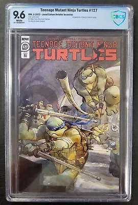 Buy Teenage Mutant Ninja Turtles #127 RI 1:10 Cullum Incentive Cover CBCS 9.6 NM+ • 34.94£