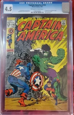 Buy Captain America #110 CGC 4.0 • 104.83£