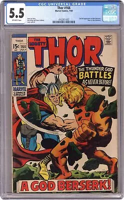 Buy Thor #166 CGC 5.5 1969 4162871002 • 49.70£