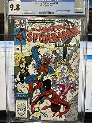 Buy Amazing Spider-man #340 Cgc 9.8 1st Appearance Femme Fatales  • 70.01£