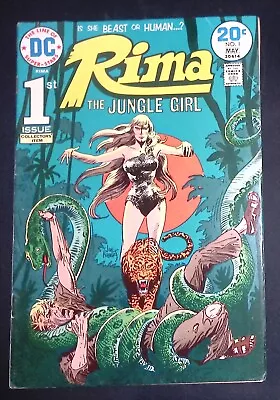 Buy Rima The Jungle Girl #1 Bronze Age DC Comics F • 9.99£