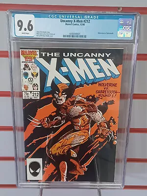 Buy UNCANNY X-MEN #212 (Marvel Comics, 1986) CGC Graded 9.6 ~ White Pages • 73.78£