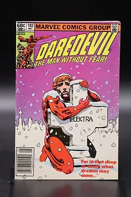 Buy Daredevil (1964) #182 Newsstand Signed Frank Miller No COA Kingpin Punisher VG+ • 69.89£
