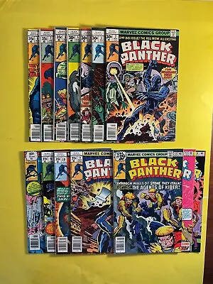 Buy Black Panther #2-15 Volume #1 Lot High Grade Marvel 1977. • 186.38£